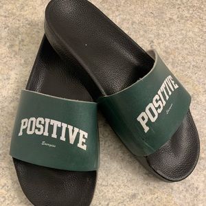 Positive Green Slides 💚 Mens